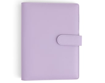 A5 6 Ring Binder, Bullet Journal Binder Organizer with Magnetic Clasp and Pen Holder