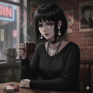 NANA Inspired Glass Ball Drop Earrings – Gothic Anime Jewelry