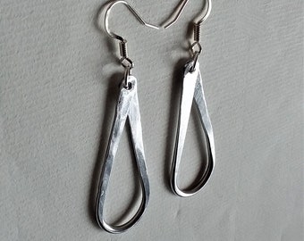 Silver Teardrop Earrings