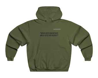 Sudadera con capucha con mensaje "Underground Statement"