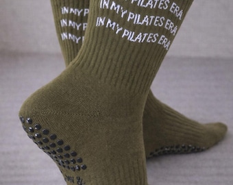 In my Pilates era, Pilates grip sock