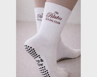 The Pilates social club grip sock