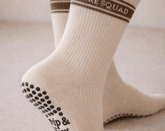 Pilate grip socks,  core squad