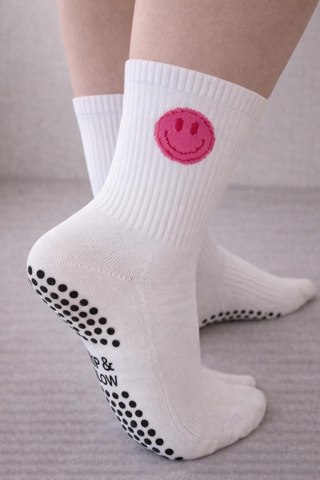 6 Pairs Pilates Socks, Reformer Pilates Socks Size 3-6 UK, Non Slip Yoga Sock, Grippy Sock With Straps, Gradient Colors For Women, For Yoga, Barre, Ballet, Dance, Barefoot Workout Gym