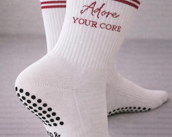 Pilates grip sock, adore your core