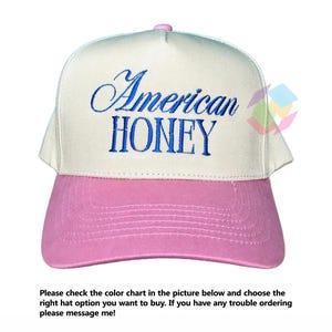 American Honey Hat, 4th of July Embroidered Hat, Embroidered Fourth of July Hat, Merica Hat, Trendy Baseball Hats, Red white and booze