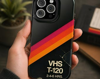 Retro VHS iPhone 16 Case – 80s Nostalgia Design
