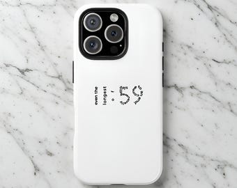 Inspirational iPhone Case – Minimalist Quote Typography
