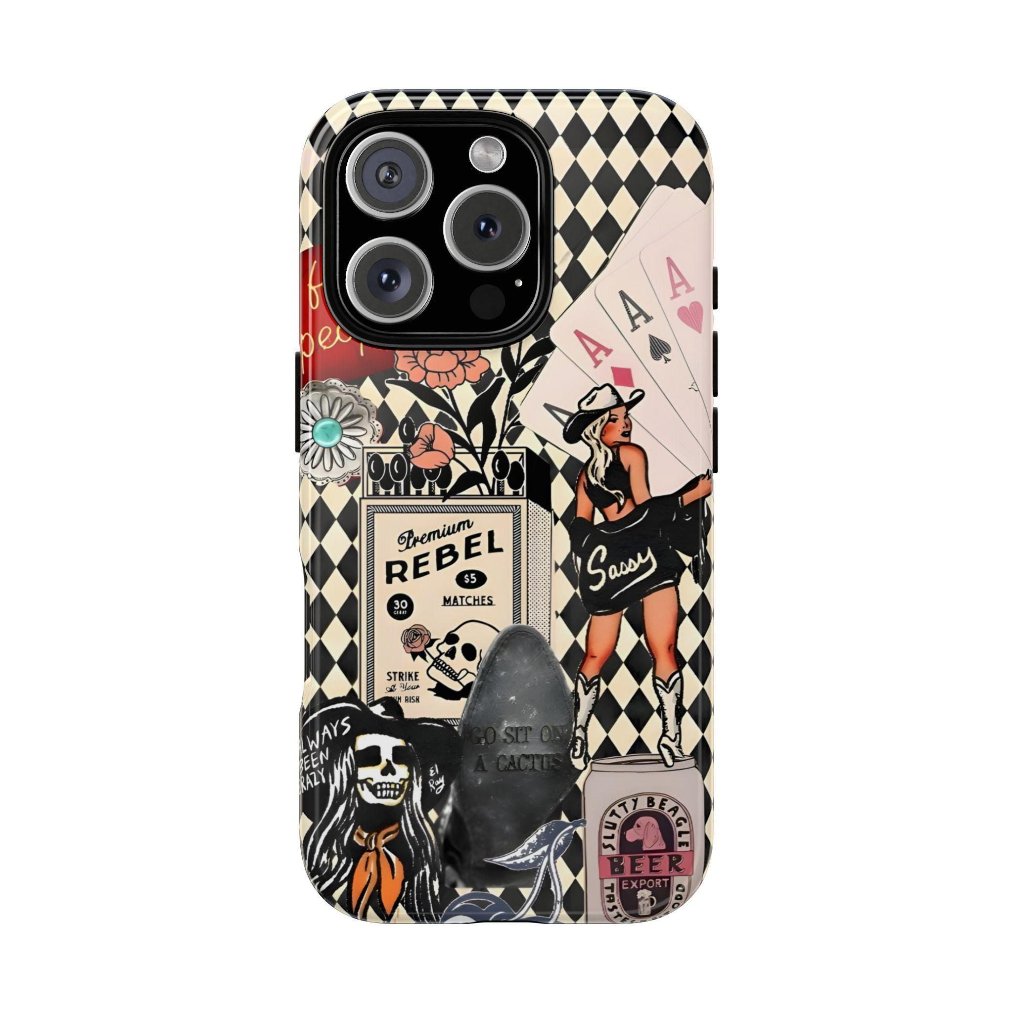 Sassy Rebel Cowgirl Phone Case: Western Grunge Shockproof Cover - Etsy Sassy Rebel Cowgirl Phone Case: Western Grunge Shockproof Cover - Etsy
