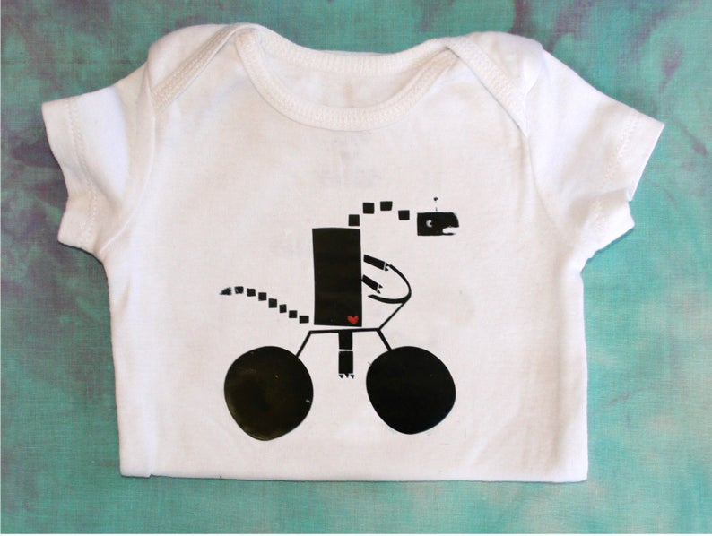 short or long sleeve onesiebodysuit 3M 12M 24M Baby Onesie 18M newborn 6M Baby Dinosaur Robot Bicycles 9M