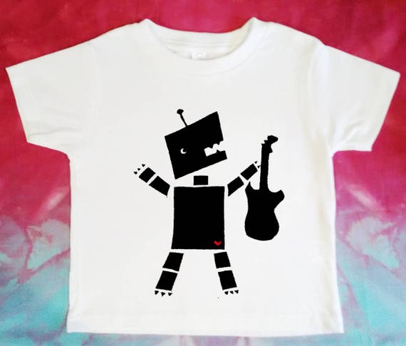 ROCK STAR TODDLER WHITE T SHIRT