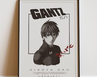 Impression numérique Gantz, affiche impression Gantz Anime, affiche d'anime Gantz, impression anime Gants, impression affiche manga Gantz, impression affiche Gantz