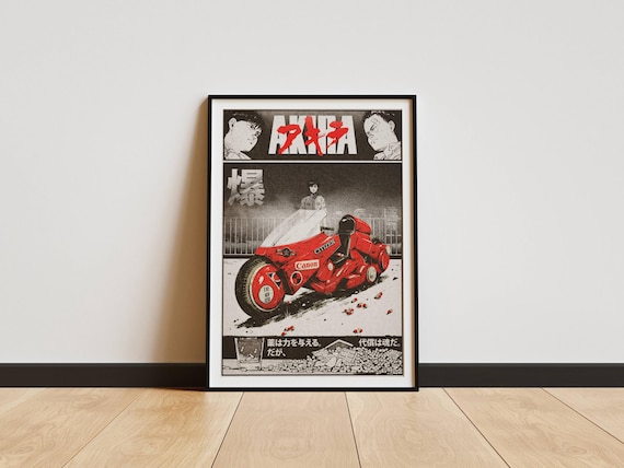 Akira Digital Poster Print, Akira Anime Print, Akira Manga Poster, Akira Movie Poster, Akira Print, Akira Wall Art, Aesthetic Anime Poster