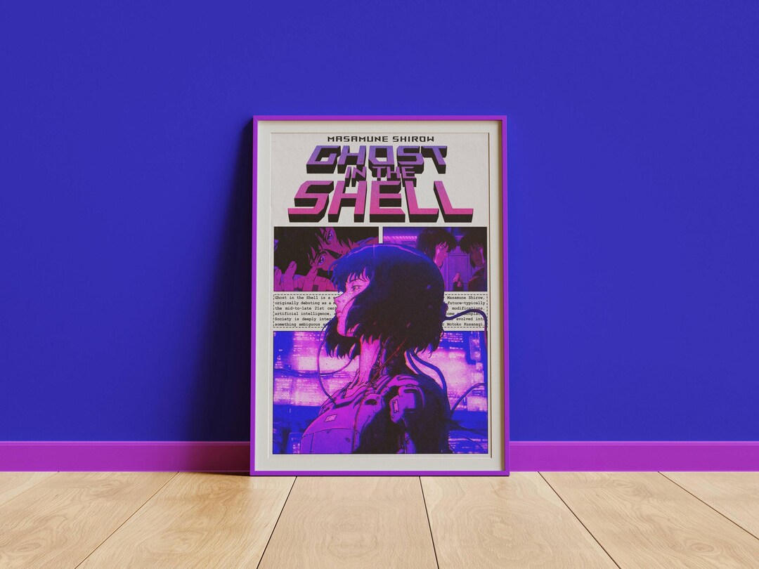 Ghost in the Shell Digital Poster Print, Ghost in the Shell Movie