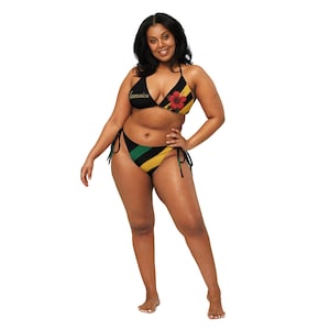 Jamaican design string bikini