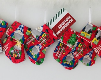 Christmas stocking, gift stocking, set of 6