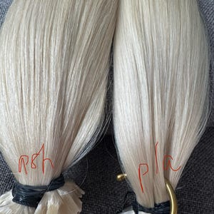 Blonda äkta hårförlängningar: Virgin Remy Tape-In, K-Tip, Nano Tips - 50g bild 5