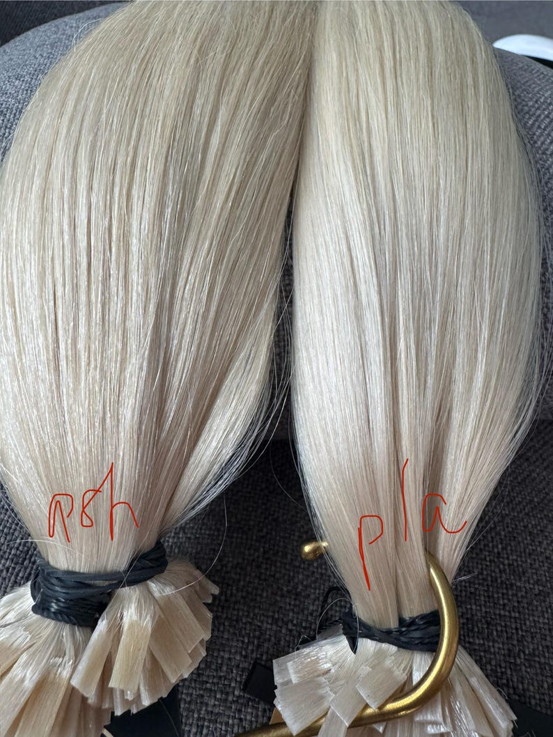 Blonda äkta hårförlängningar: Virgin Remy Tape-In, K-Tip, Nano Tips - 50g bild 5