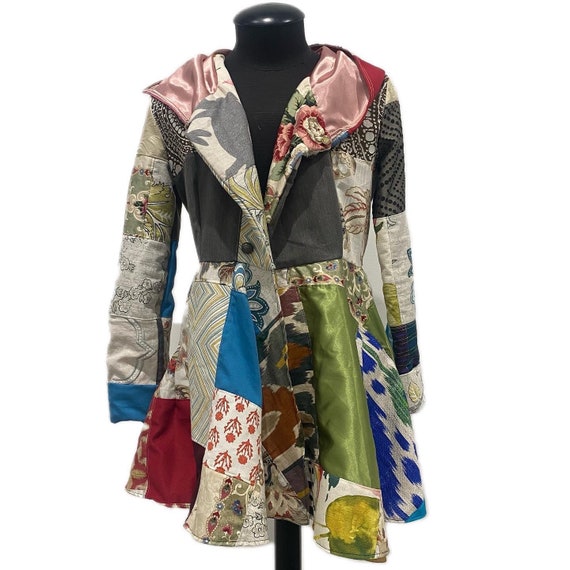 Size Small Patchwork Coat Golden Afternoon Collection
