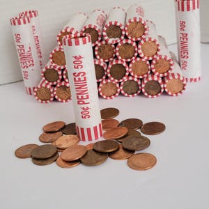 Unsearched US Penny Roll: Coin Roll Hunting, Crafts & Collecting