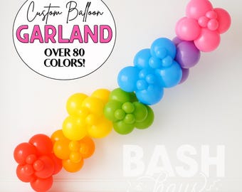 Custom Balloon Garland Kit DIY Arch Eco-Friendly Matte Chalk Boho Balloons Tuftex Qualatex Betallic Sempertex Ballux Bouquet Cluster