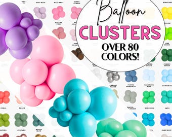Custom Balloon Garland Kit DIY Arch Eco-Friendly Matte Chalk Boho Balloons Tuftex Qualatex Betallic Sempertex Ballux Bouquet Cluster