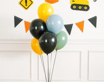 Konstruktion Ballon Blumenstrauß DIY Kit Party Girlande Bogen Jungen Geburtstag LKW Thema