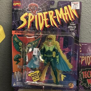 1996 Toy Biz Marvel The Amazing Spider-Man Action Figure Lot Of 10 New On Cards image 2