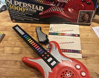 Vintage Superstar 3000 Guitar By Castle Toy Company
