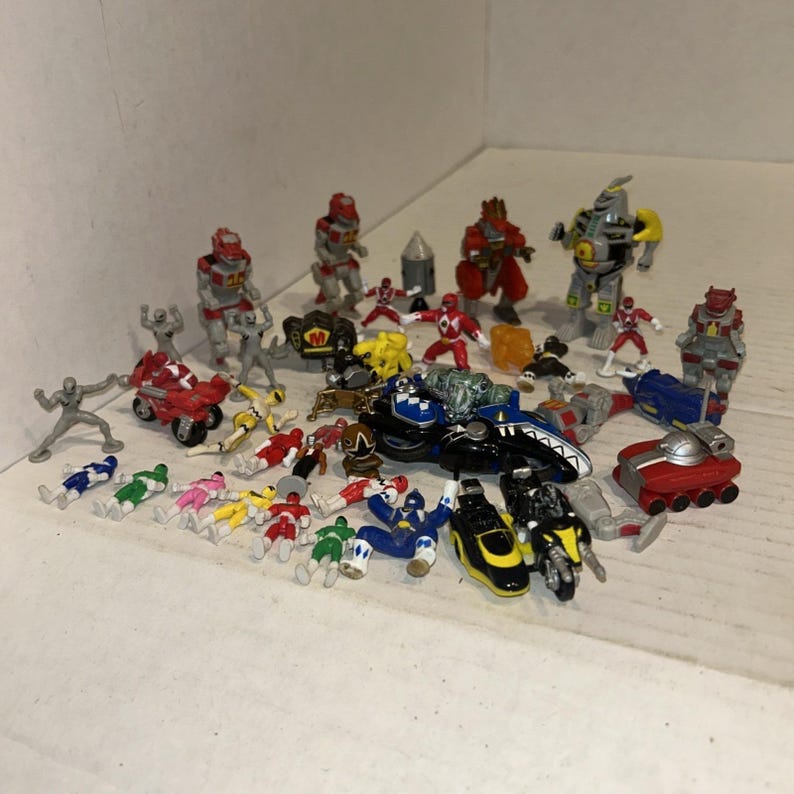 Machine Ruby Power Rangers Power Rangers 1994 MMPR Micro MACHINES ORIGINAL Vintage Figure Lot A2 ...