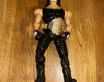 Rare World Heavyweight Champion Sting With Belt WCW 1999 Wrestling Action Figure