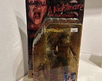 Movie Maniacs McFarlane Nightmare on Elm Street Freddy Acton Figure Vtg 1998