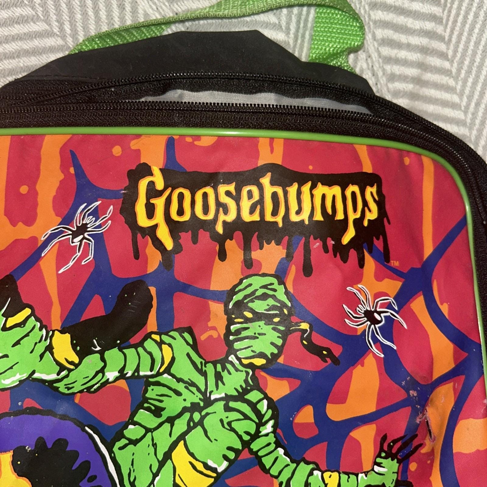Vintage Goosebumps Book Bag Backpack Mummy on Skateboard  display picture 2