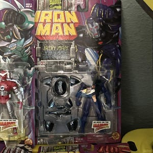 1995 Toy Biz Marvel Iron Man Stealth Actionfigur Lot Of 9 New On Card Bild 4
