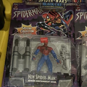 1996 Toy Biz Marvel The Amazing Spider-Man Action Figure Lot Of 10 New On Cards image 6