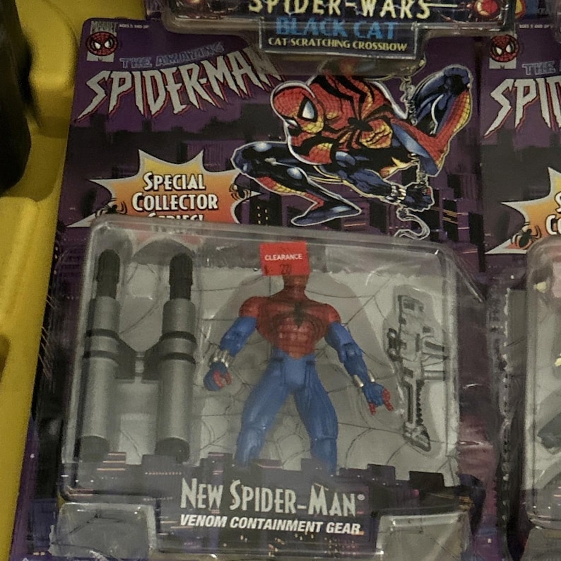 1996 Toy Biz Marvel The Amazing Spider-Man Action Figure Lot Of 10 New On Cards image 6