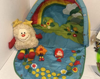 VIntage 1983 Rainbow Brite Collection Sprite Dolls With Case