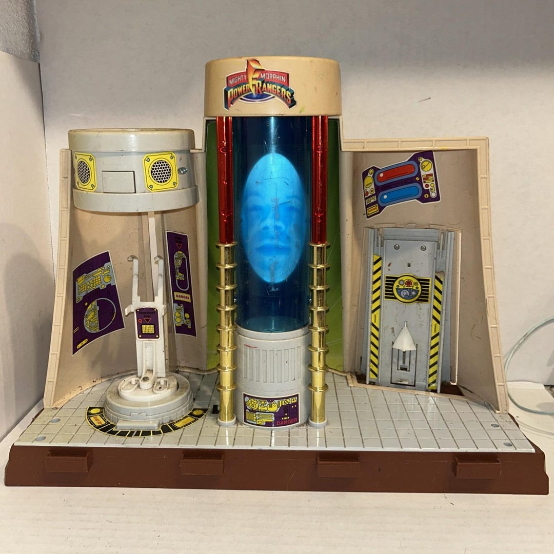 Mighty Morphin Power Rangers Power Dome Playset Vintage 1994 Bandai ...