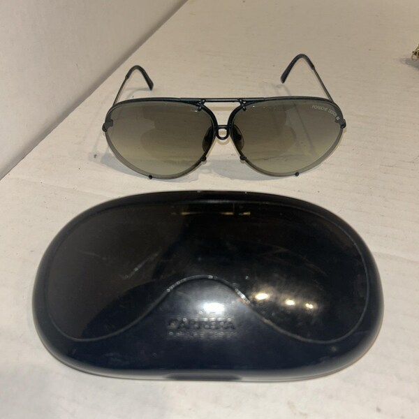Vintage Carrera Porsche Design 5621 90s Sunglasses w/ Case Extra Lenses J6