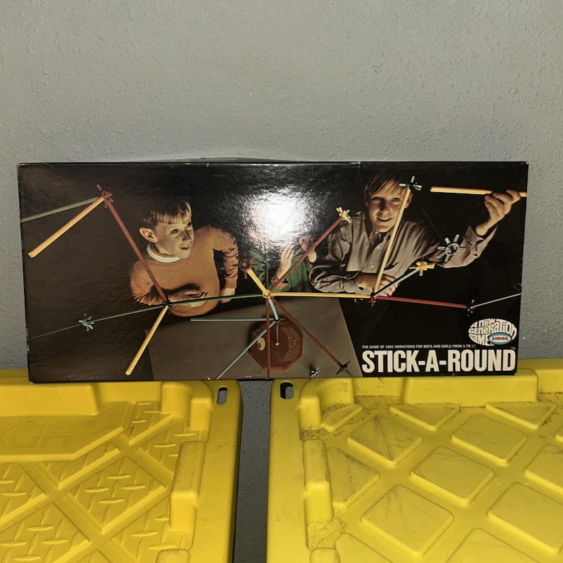 RARE vintage AURORA 1968 Stick A Round A New Generation Game image 1