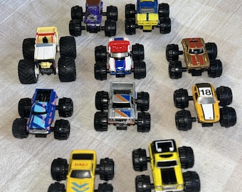 Micro Machines Galoob mustang Monster Auto LKW 4x4 Vintage Spielzeug Lot Von 10 F11