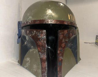 Benutzerdefinierte Fiberglas Star Wars Boba Fett Helm Erwachsene Large Cosplay Halloween
