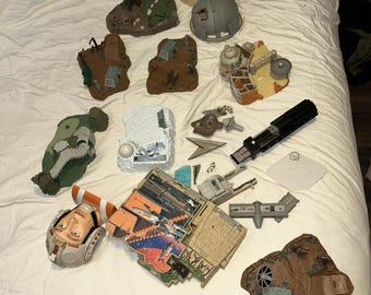 Lote de bases para el set de juego de Star Wars de Galoob LFL Micro Machines