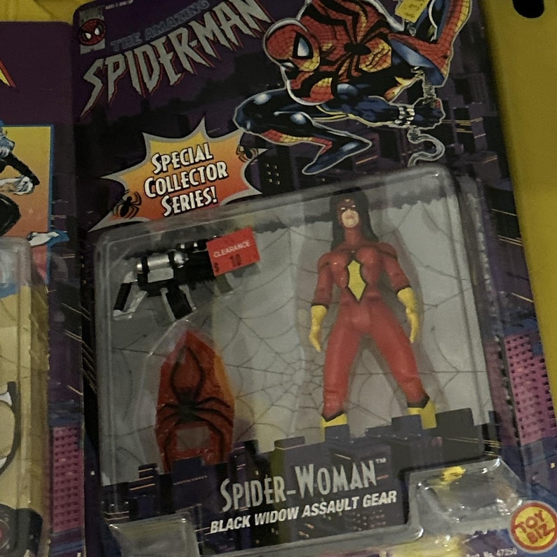 1996 Toy Biz Marvel The Amazing Spider-Man Action Figure Lot Of 10 New On Cards image 9