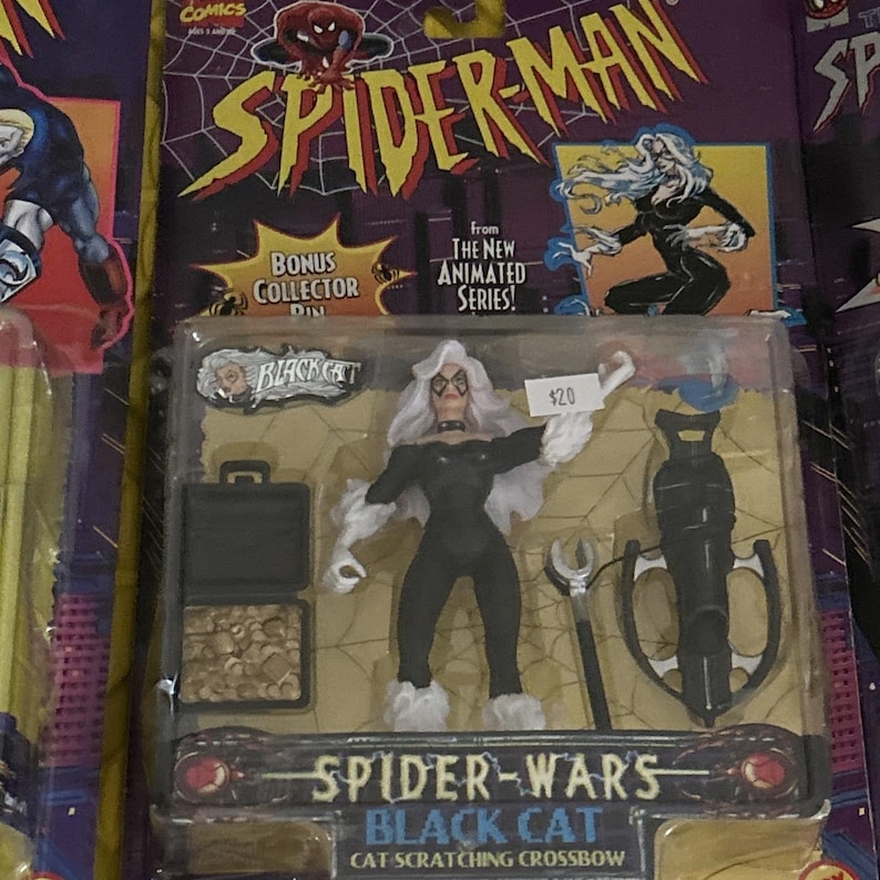 1996 Toy Biz Marvel The Amazing Spider-Man Action Figure Lot Of 10 New On Cards image 10