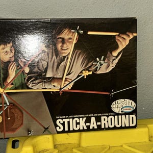 RARE vintage AURORA 1968 Stick A Round A New Generation Game image 2