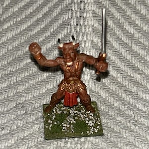 Ral Partha Dungeons & Dragons Dragonlance Chot Et-Kalin Miniature Minotaur Rare