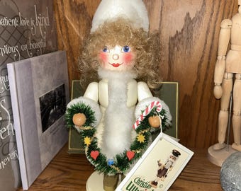 Vintage German Nutcracker Ulbricht Angel 10846 12"