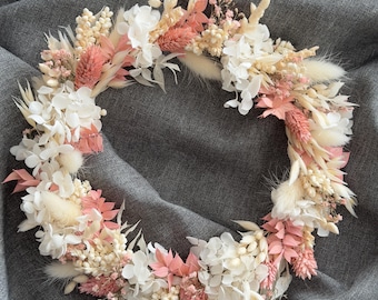 Handgefertigter Trockenblumenkranz – Boho Wand- & Hochzeitsdeko Boho Deko für Ihr Zuhause Geschenkt Hochzeit Hochzeitdeko