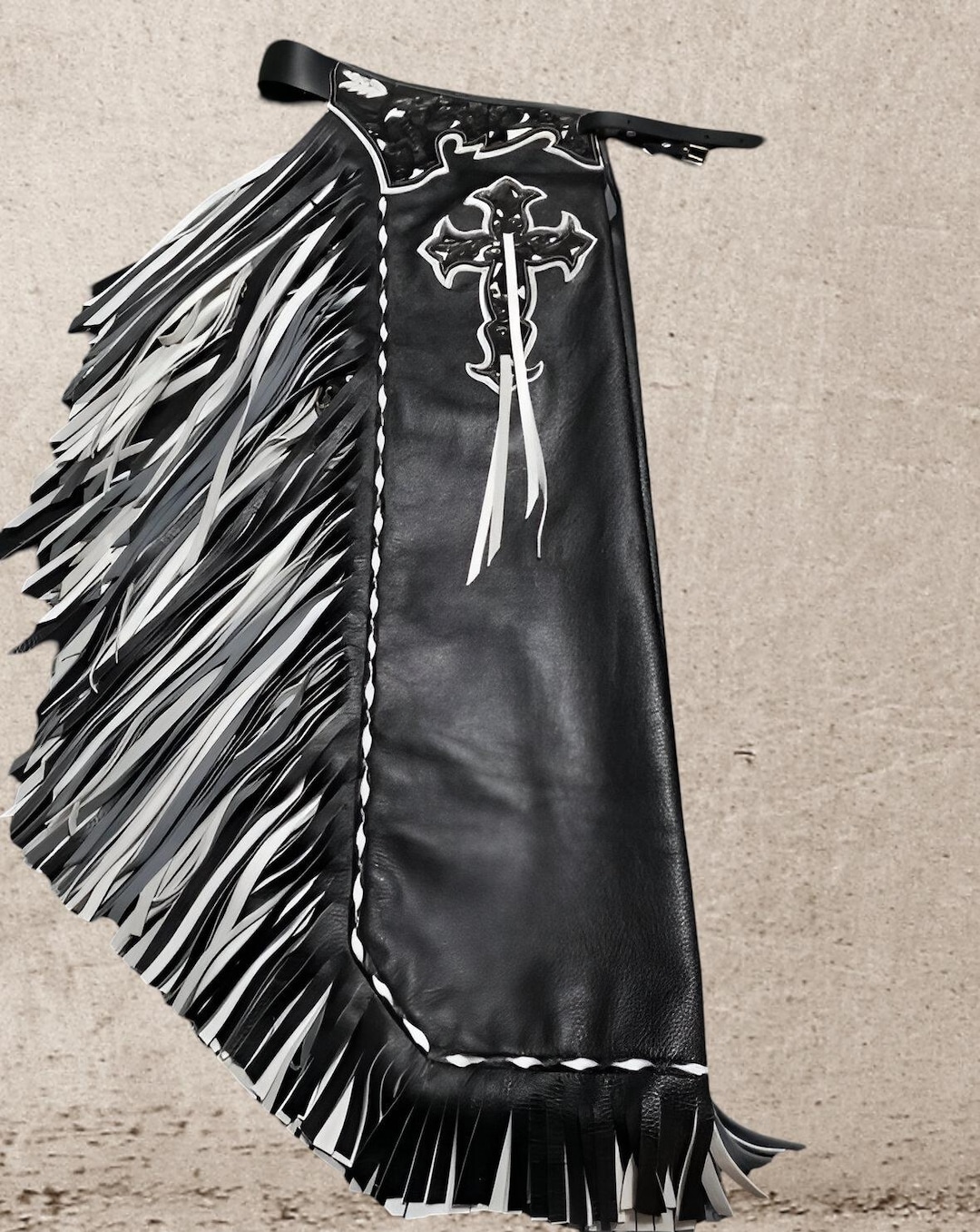 Handmade Leather Fringe Chaps, Western Rodeo Riding Gear - Etsy